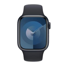 Apple Watch () 2023 GPS 45 mm - Aluminium Noir - Bracelet sport Noir