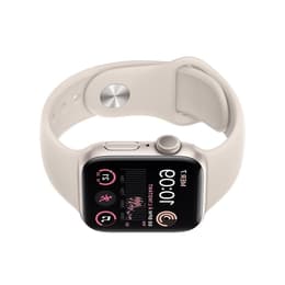 Apple Watch (Series SE) 2022 GPS 40 mm - Aluminium Gris - Bracelet sport Blanc