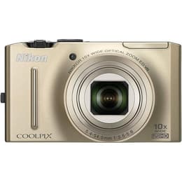 Compact Coolpix S8100 - Or + Nikon Nikkor 10X Wide Optical Zoom ED VR 30-300mm f/3.5-5.6 f/3.5-5.6
