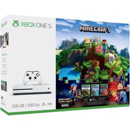 Xbox One S 500Go - Blanc + Minecraft