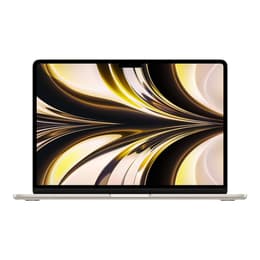 MacBook Air 13" (2022) - Apple M2 avec CPU 8 cœurs et GPU 10 cœurs - 8Go RAM - SSD 256Go - Écran standard - QWERTY - Anglais