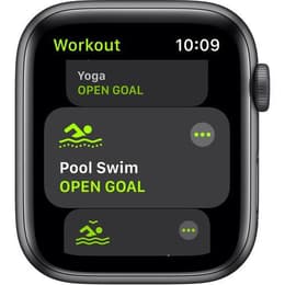 Apple Watch Series SE 1 (2020) GPS 44 mm - Aluminium Gris sidéral - Bracelet sport Noir