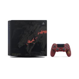 PlayStation 4 Pro 1000Go - Noir - Edition limitée Monster Hunter World + Monster Hunter World