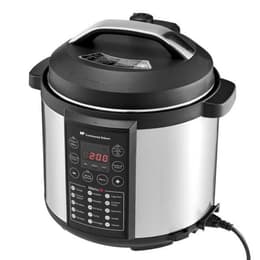 Multi-cuiseur Multicuiseur - Robot Cuiseur CONTINENTAL EDISON CEMCSP1000I - Autocuisuer sous pression - 15 programmes - 5,7L - 1000W - Noir & Inox