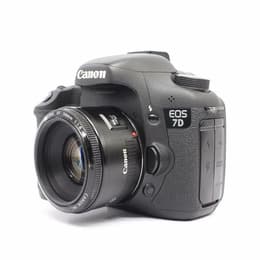 Reflex - Canon EOS 7D Noir + Objectif Canon EF 50mm f/1.8 II