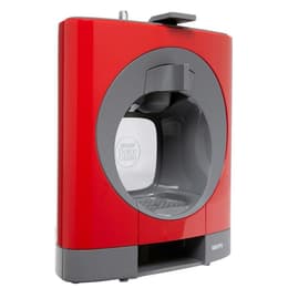Expresso à capsules Compatible Dolce Gusto Krups OBLO YY2291FD 0,8000L - Rouge/Gris