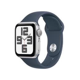 Apple Watch (Series 9) 2023 GPS 41 mm - Aluminium Argent - Bracelet sport Bleu