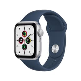 Apple Watch (Series 9) 2023 GPS 41 mm - Aluminium Argent - Bracelet sport Bleu