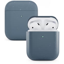 Étui de protection AirPods 1 / AirPods 2 - Matière naturelle - Bleu