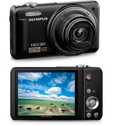 Compact VR-330 - Noir + Olympus Olympus 12.5x Wide Optical Zoom Lens 24-300 mm f/3.0-5.9 f/3.0-5.9