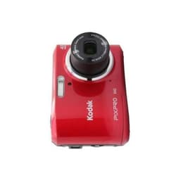 Compact Pixpro X42 - Rouge + Kodak Pixpro Aspheric Zoom Lens 27-108mm f/3-6.6 f/3-6.6