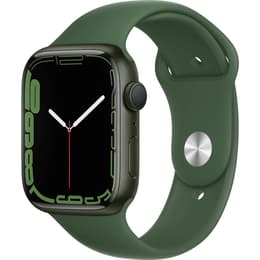 Apple Watch (Series 7) 2021 GPS 45 mm - Aluminium Vert - Bracelet sport Vert
