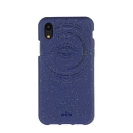 Coque iPhone XR - Matière naturelle - Bleu