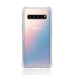 Coque Galaxy S10 5G et 2 écrans de protection - Plastique recyclé - Transparent