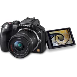 Lumix DMC-G5 - Noir + Panasonic Lumix G Vario 45-150mm f/4.5-5.6 ASPH MEGA O.I.S + Lumix G Vario 14-42 mm f/3.5-5.6 II ASPH. / MÉGA S.O.I f/4.5-5.6 + f/3.5-5.6