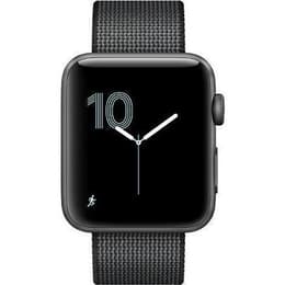 Apple Watch (Series 3) 2017 GPS 42 mm - Aluminium Gris - Nylon tissé Gris