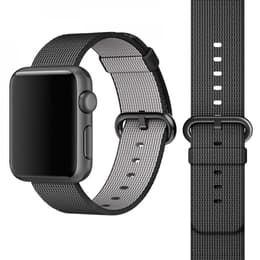 Apple Watch (Series 3) 2017 GPS 42 mm - Aluminium Gris - Nylon tissé Gris