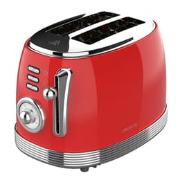 Grille pain Cecotec Toast&Taste 800 Vintage Red 2 fentes -