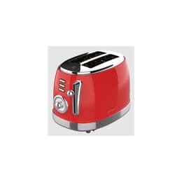 Grille pain Cecotec Toast&Taste 800 Vintage Red 2 fentes -