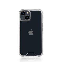 Coque iPhone 14 Plus et 2 écrans de protection - Plastique recyclé - Transparent