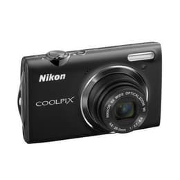 Compact Coolpix S5100 - Noir + Nikon Nikkor 5X Wide Optical Zoom VR 28–140mm f/2.7-6.6 f/2.7-6.6