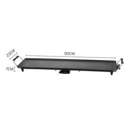 Plancha Plancha XXL Dolce Casa DC-PLA-90-CM Antiadhésive - Thermostat Ajustable, 1800W Poignée Rembourrée, pour 8 Personnes, 90 x 23CM