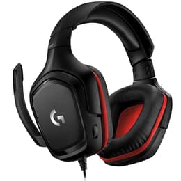 Casque gaming filaire avec micro Logitech G332 - Noir/Rouge