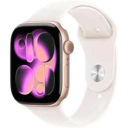 Apple Watch Series 11 (2025) GPS 42 mm - Aluminium Or rose - Bracelet sport Rose