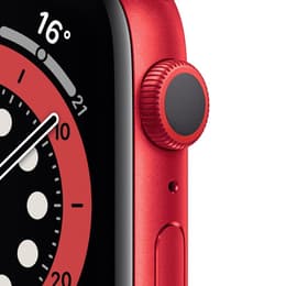 Apple Watch Series 6 (2020) GPS 40 mm - Aluminium Rouge - Bracelet sport Noir