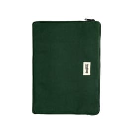 Housse Ordinateurs portables 13" - Coton - Vert