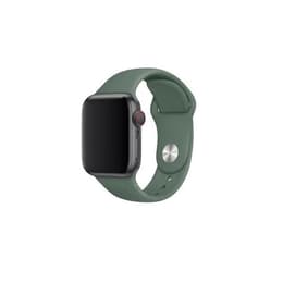 Apple Watch (Series 5) 2019 GPS + Cellular 40 mm - Aluminium Gris sidéral - Bracelet sport Vert
