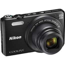 Compact Coolpix S7000 - Noir + Nikon Nikkor 20x Wide Optical Zoom ED VR 25–500mm f/3.4–6.5 f/3.4–6.5