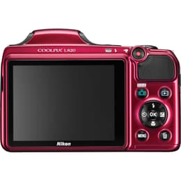 CoolPix L820 - Rouge + Nikon Nikkor 30X Optical Zoom 22.5-675 mm f/3-5.8 f/3-5.8