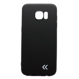 Coque Galaxy S7 Edge et écran de protection - Plastique - Noir