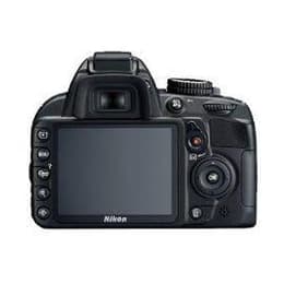 Hybride D3100 - Noir + Nikon AF-S DX Nikkor 18-55 mm f/3.5-5.6G II ED f/3.5-5.6G