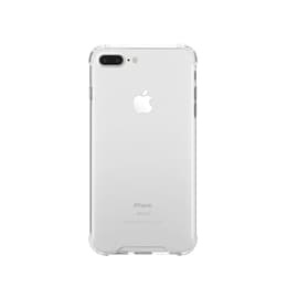 Coque iPhone 7 Plus/8 Plus et 2 écrans de protection - Plastique recyclé - Transparent