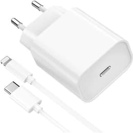 Chargeur rapide 20W + Cable 1M Lightning USB-C compatible Iphone