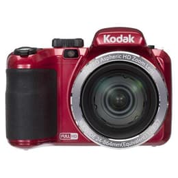 Bridge PixPro AZ361 - Rouge + Kodak PixPro Aspheric HD Zoom Lens 36X Wide 24-864mm f/2.9-5.7 f/2.9-5.7