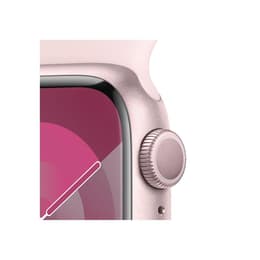Apple Watch Series 9 (2023) GPS 45 mm - Aluminium Rose - Bracelet sport Rose