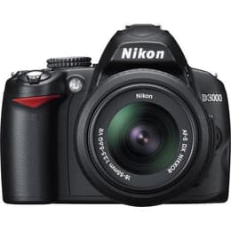 Reflex - Nikon D3000 Noir + Objectif Nikon AF-S DX Nikkor 18-55mm f/3.5-5.6G ED + Sigma 55-200mm f/4-5.6 DC
