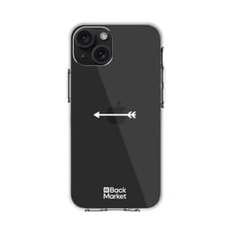 Coque Back Market iPhone 15 et écran de protection - Plastique 60% recyclé - Transparent