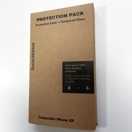 Coque Back Market iPhone XR et écran de protection - Plastique recyclé - Vert