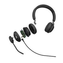 Casque réducteur de bruit filaire avec micro Jabra Evolve2 40 SE - Noir