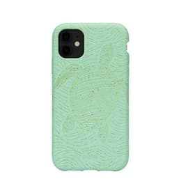 Coque iPhone 11 - Matière naturelle - Ocean Turquoise