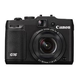 Compact PowerShot G16 - Noir + Canon Zoom Lens 5x IS 28-140mm f/1.8-2.8 f/1.8-2.8