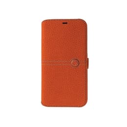 Coque iPhone 6/7/8/SE/SE22 - Cuir - Orange