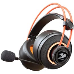 Casque réducteur de bruit gaming filaire avec micro Cougar Immersa Pro Ti - Noir/Orange