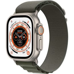 Apple Watch (Ultra) 2022 GPS + Cellular 49 mm - Titane Titanium - Boucle Alpine Alpine Green
