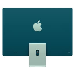 iMac 24" (2021) Apple M1 avec CPU 8 cœurs GPU 8 cœurs - 256 Go SSD - 8 GB QWERTY - Italien Verre standard