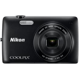 Compact S4200 - Noir + Nikon Nikkor 6X Wide Optical Zoom VR 26-156mm f/3.5-6.5 f/3.5-6.5